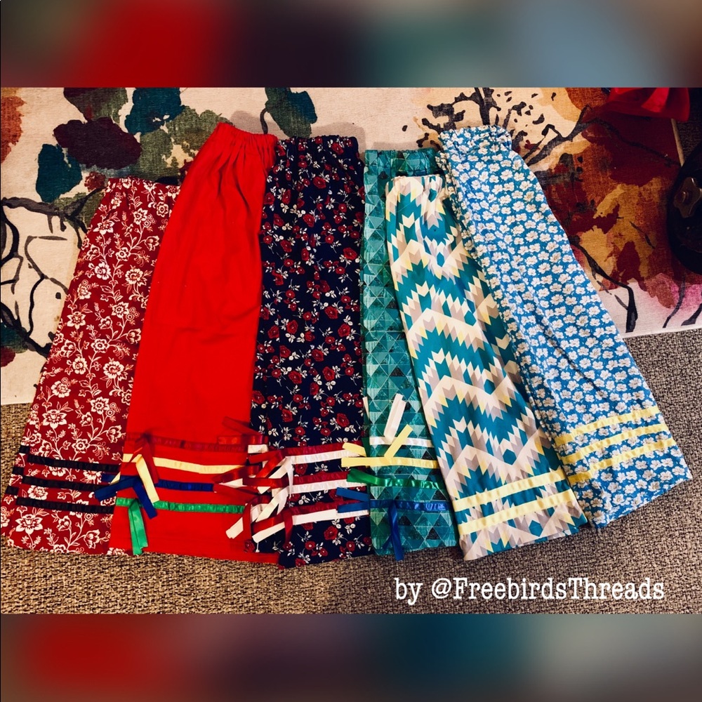Custom Made Native Ribbon Skirts - Picture 3 of 7